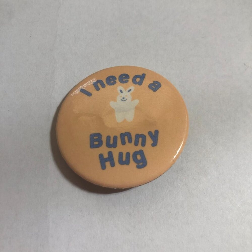 2 Vintage Hallmark Mini Button Pin Easter Bunny R… - image 4